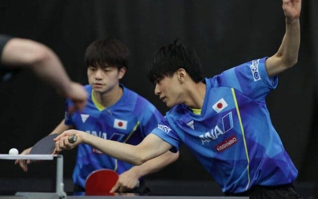 戸上隼輔/宇田幸矢の明治大ペア、準決勝敗退　韓国ペアに苦杯＜卓球・WTTスターコンテンダードーハ＞