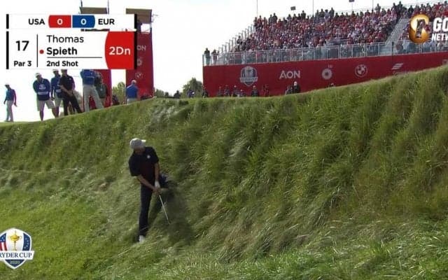 【動画】スピースが17番でスーパーリカバリーもスペインペアに敗北　初日ハイライト