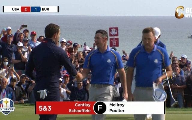 【動画】キャントレー＆シャウフェレは強敵マキロイ＆ポールターに完勝