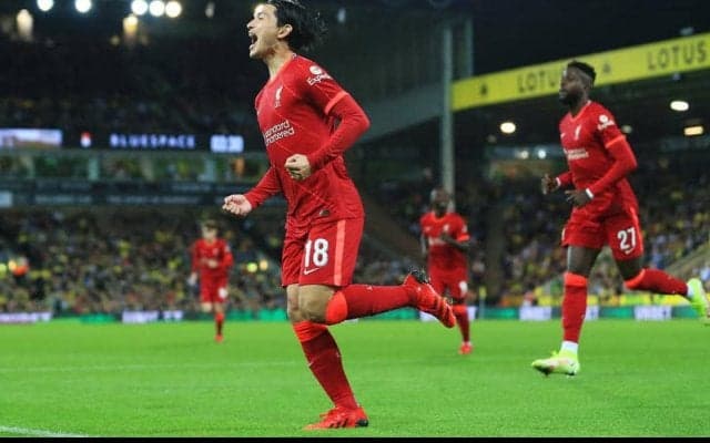 カップ戦2Gの南野をクロップ監督が改めて称賛　「サウサンプトンに行ったことが大きな助けになった」