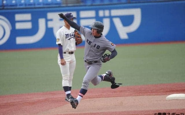 【野球】北村の起死回生の一発で引き分けに持ち込む 明大②