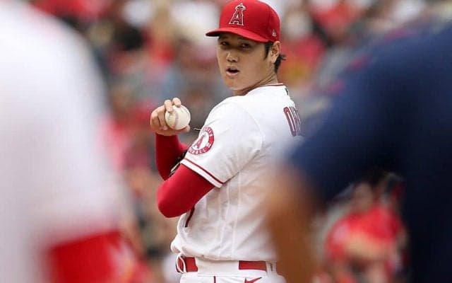 【MLB】「調子いい時にやるやつきた」　大谷翔平、マウンド上での仕草が「かわいい」