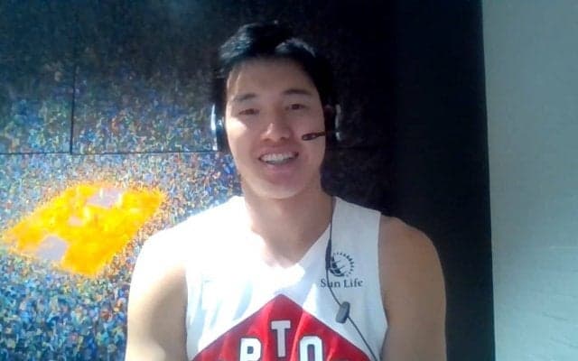 渡邊雄太（トロント・ラプターズ）が2021-22シーズン到来を告げるメディアデーに登場