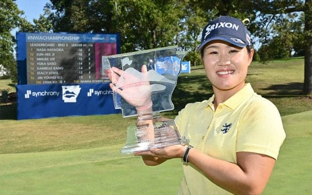 【ゴルフ】畑岡奈紗が「パワースポット」で米ツアー5勝目　岡本綾子、宮里藍に続く日本女子歴代3位