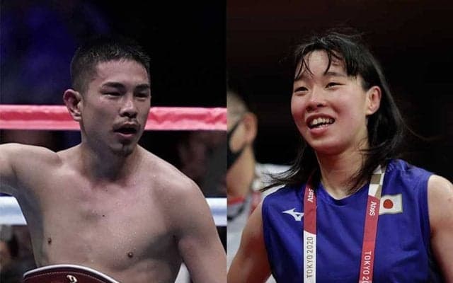 金メダルをかけた井岡一翔、入江聖奈と“最強2ショット”に脚光「素敵な1枚」「凄い」