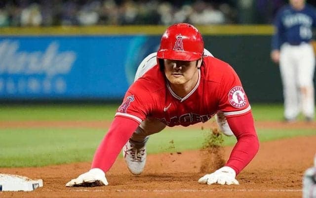 【MLB】大谷翔平、日本人メジャー最多94四球　10戦ノーアーチ、HRトップと3本差で最終戦へ