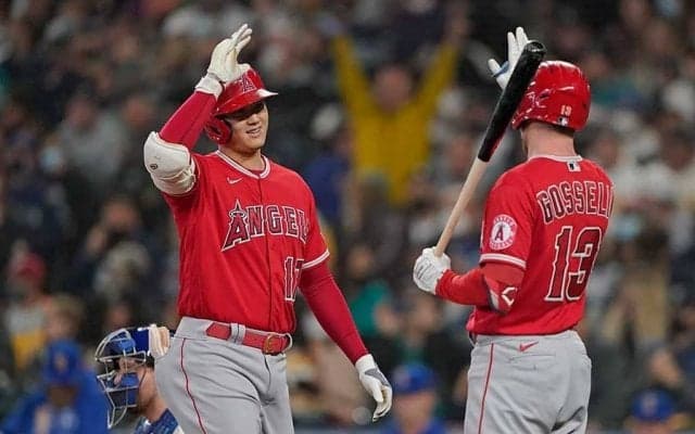 【MLB】大谷翔平、46号“弾丸”先頭弾は「ロケットのようだ！」　11試合ぶり一撃に放送席興奮
