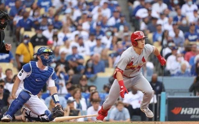 【MLB】「変なヤツいる」　WCゲームに現れた謎の“まんまる顔面君”　後ろの観客は大迷惑