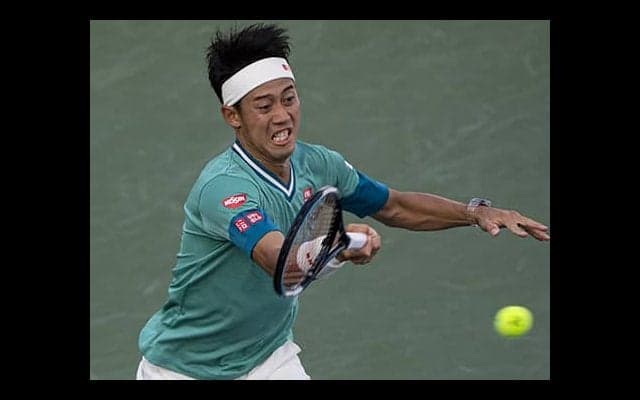 錦織 復帰後初戦は逆転勝ち