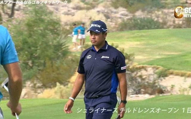【動画】松山英樹、約12メートルのバーディパットを沈める場面も