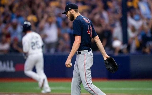 【MLB 地区S】Rソックス、左腕セールが屈辱の1回5失点KO　レイズ伏兵に逆転満塁弾を被弾