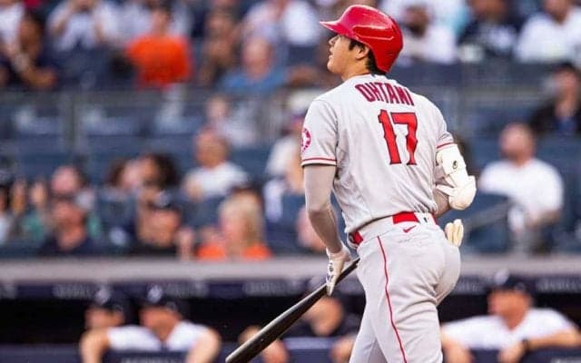 【MLB】大谷翔平、46本塁打の中で最速打球は？　NYファンも衝撃、挨拶代わりの189キロ弾