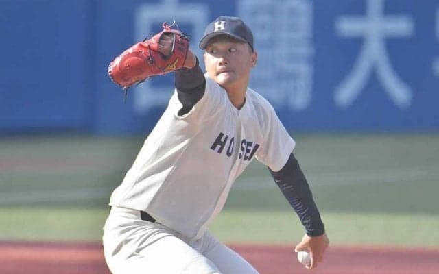 ドラフトへ“最初で最後”のアピール　法大・山下輝が7回12K「明日になれば緊張するかな」