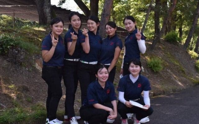 【ゴルフ】春季リーグ初日を６位で終え、あす巻き返し図る