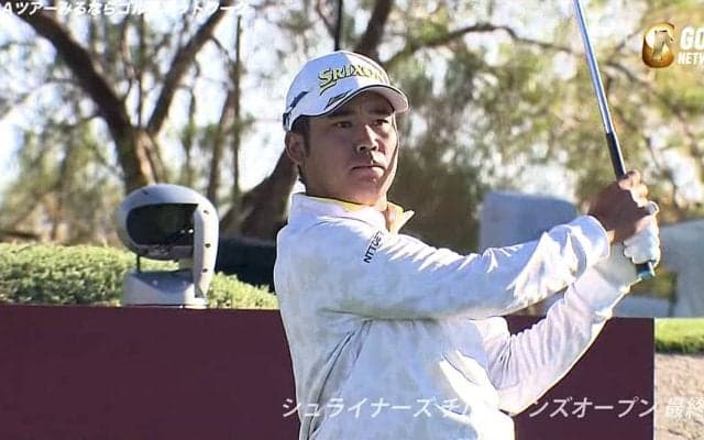 【動画】松山英樹、9番パー5ではカラーからロングパットを沈めイーグル