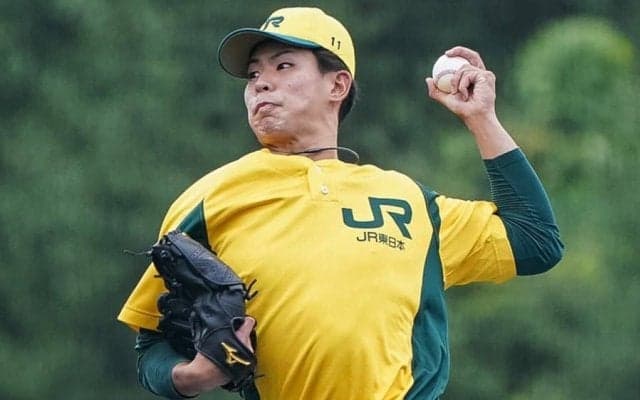 JR東日本・山田龍聖、異例の試合中に巨人2位指名　同社から11年連続ドラフト指名に