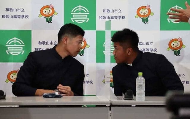 【ドラフト】2つの夢を叶えた市立和歌山・小園＆松川　ドラ1コンビは“恋人”から“ライバル”へ