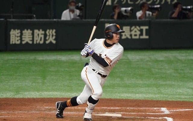 巨人・松原聖弥、王貞治氏を抜いた！　26試合連続安打で球団記録にはあと4
