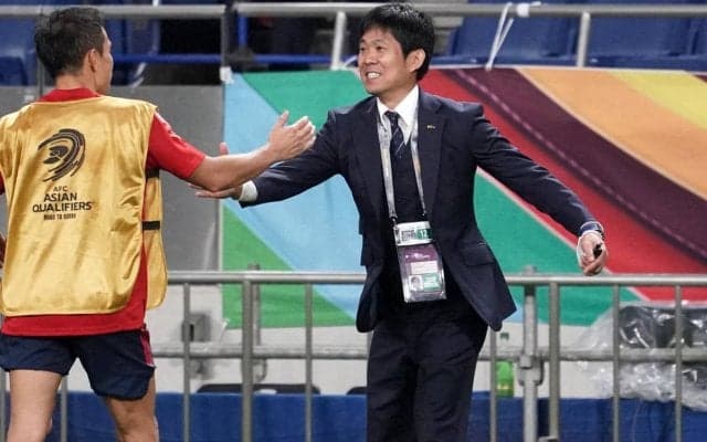 落とせない試合でオーストラリアに勝ち切った日本代表、森保一監督は選手とサポーターに感謝「みんなの勝利だ」