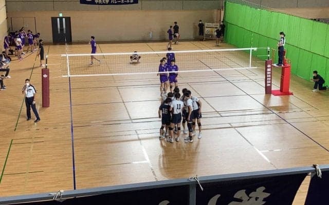 宿敵･明治大学に打ち勝ちリーグ戦連勝ー秋関東大学男子１部バレーボールリーグ戦　対明大