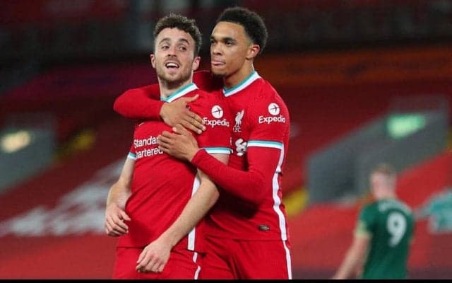 プレミア再開を前に、クロップ監督が負傷者状況明かす　「トレントとジョタは大丈夫だろう」