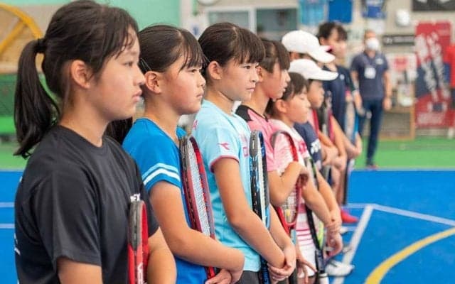 生かされていたコロナ禍の遠隔指導　福島の子どもに伝えた現役プロテニス選手の言葉