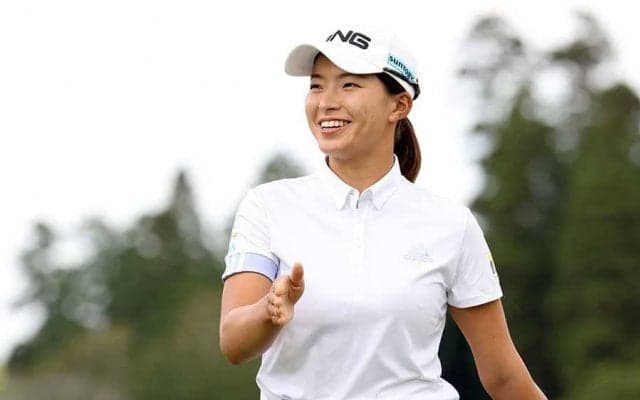 5位渋野日向子、思わず「ナイスキャディー」　2週連続Vへ「狙えない位置じゃない」