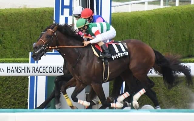 【太秦S結果】ライトウォーリアが3頭並んだ接戦を制す