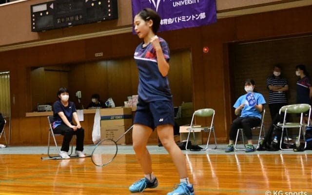 【バドミントン部女子】筑波大にストレート負けで、インカレベスト８進出ならず