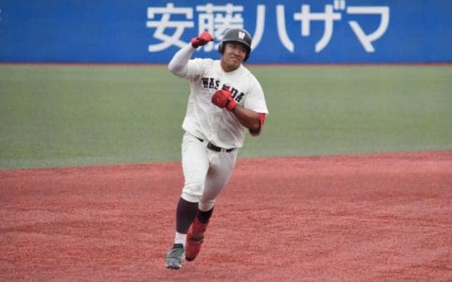 今井脩斗2本塁打5打点の活躍！早大が2死無走者からの5得点で逆転勝利！【10/16　秋季東京六大学野球 早稲田大学vs明治大学】