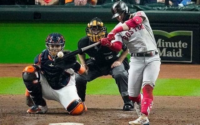 【MLB 優勝決定S】また松井秀喜に並ぶメジャー史上2人目快挙！　Rソックス外野手が怒涛の“8長打”