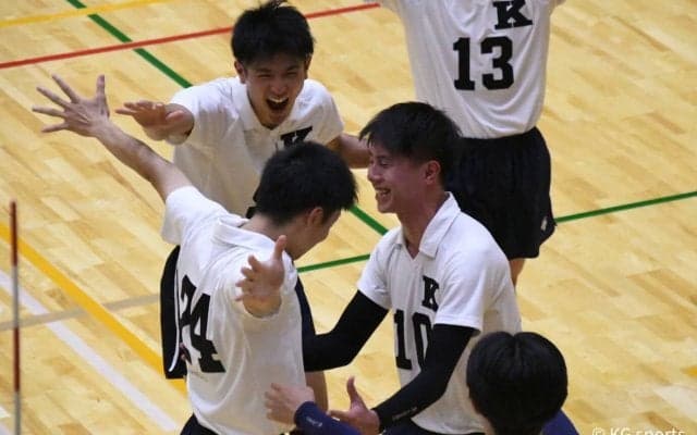 【バレーボール部男子】　びわスポ大にストレート勝ちで、開幕４連勝！