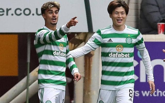 「更なる高みを目指して」先制点の起点となった古橋亨梧がセルティックファンへ感謝＆意気込み