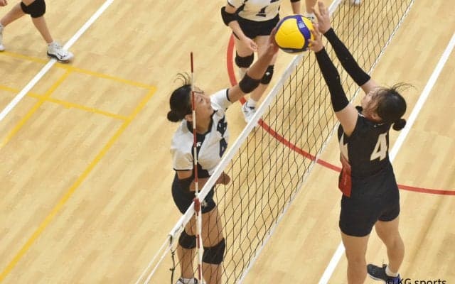 【バレーボール部女子】フルセットの末、園女大に敗れる