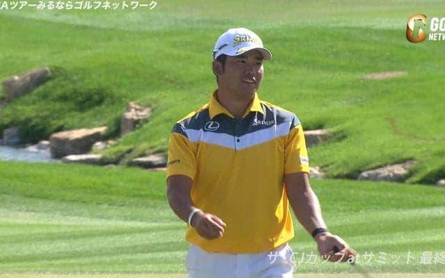 【動画】松山英樹、1番ではバックスピンで約1mにつけバーディを奪うなど「68」を記録