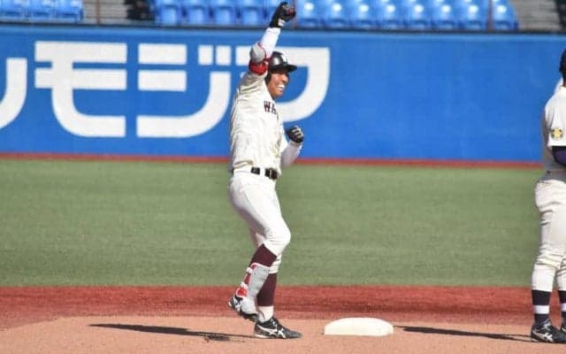 中川卓也が決勝の3点二塁打！西垣雅矢も無四球完封で応え早大が連勝【10/18　秋季東京六大学野球 早稲田大学vs明治大学】