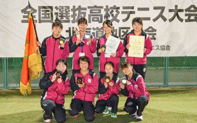 北海道地区大会 女子優勝校　北星学園女子中学高等学校 インタビュー【大正製薬 リポビタン 第44回全国選抜高校テニス大会】
