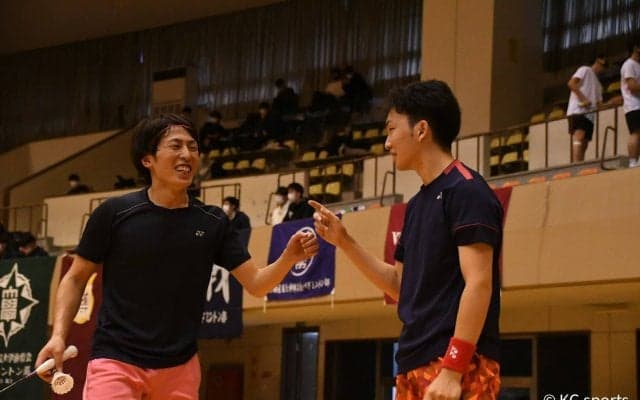 【バドミントン部男子】全日本インカレ個人戦ダブルスに６組出場