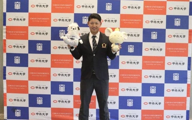 埼玉西武ライオンズドラフト３位　古賀悠斗主将　指名あいさつ