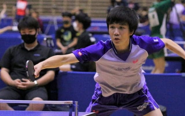 明治大・山本歩、男子単1位通過　女子単は明誠高・山﨑がV＜卓球・全日本島根県予選＞