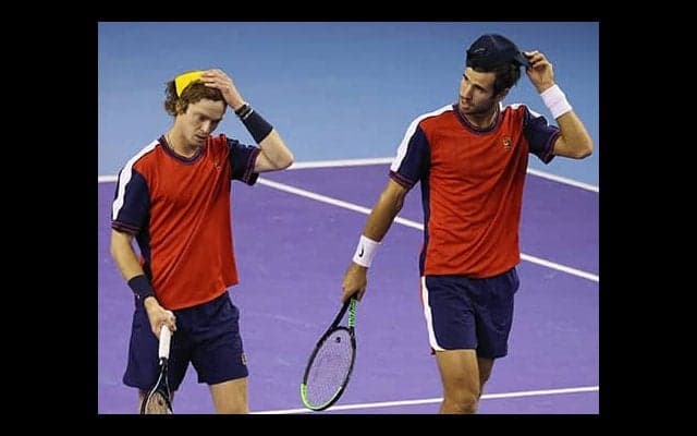  ルブレフ/ハチャノフ組 4強逃す 