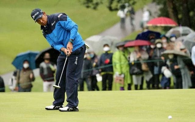 松山英樹、通算8アンダー単独首位でホールアウト　運も味方に「68」で半年ぶりV視野