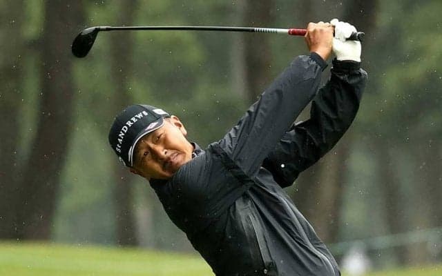 7位後退の岩田寛「ツイている」　首位・松山英樹とは4打差で「かじりついている感じ」