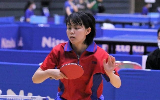 高岡龍谷高・細川、女子単複で通過　男子単は大正大・赤尾が制す＜卓球・全日本富山県予選＞