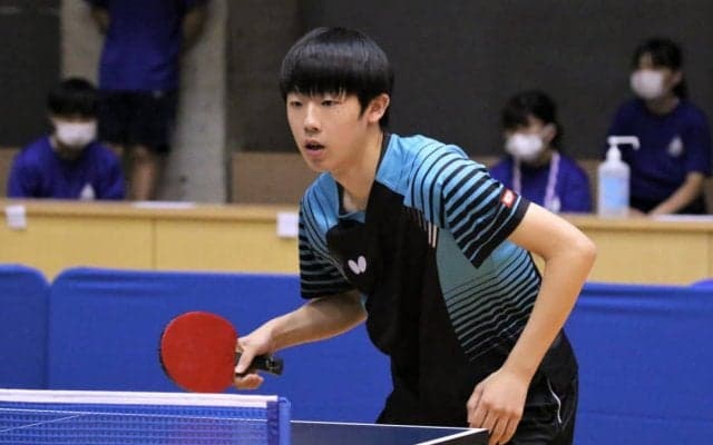 作新学院高・加藤渉、一般の部で3種目出場へ＜卓球・全日本栃木県予選＞