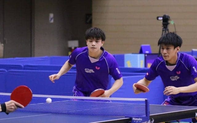 男子複は第1シード棄権で混戦模様　優勝候補ペアが続々ベスト16入り＜卓球・全日学2日目見どころ＞