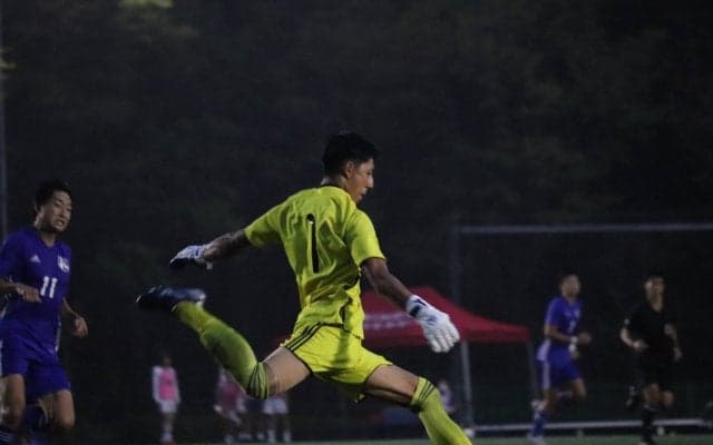 [男子サッカー]遠かったゴール、東海大にスコアレスドロー