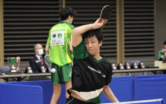 山形大・菅原、インカレベスト4の福岡大・川野破る金星　男子シングルス1回戦結果一部＜卓球・全日学＞