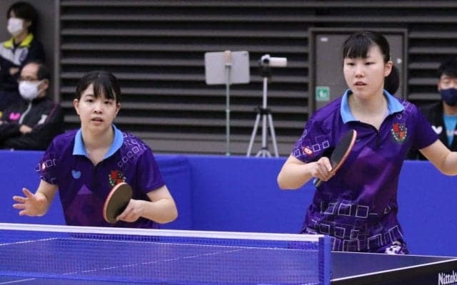 男子複は明治大vs愛工大　女子複はTリーガー対決　ダブルスを制すのはどのペアか＜卓球・全日学3日目見どころ＞