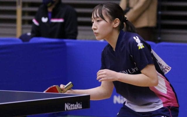 國學院大・阿部、単複でランク入り決める　女子シングルス4回戦結果＜卓球・全日学＞
